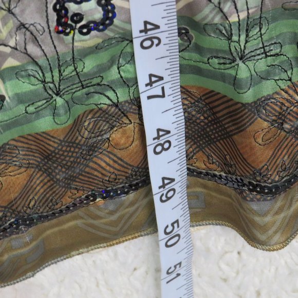 Lapis* Women's Smock Top Spaghetti String Sequence Maxi Dress~ One Size Fits ALL - Picture 12 of 13